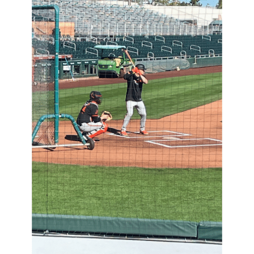 SF Giants batting practice
Scottsdale Stadium