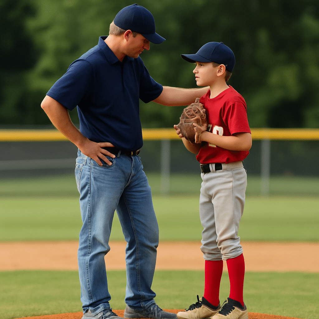 Dall-E Animation: Young Pitcher and his coach