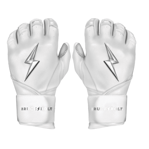 BRUCE BOLT Chrome Series Long Cuff Batting Gloves